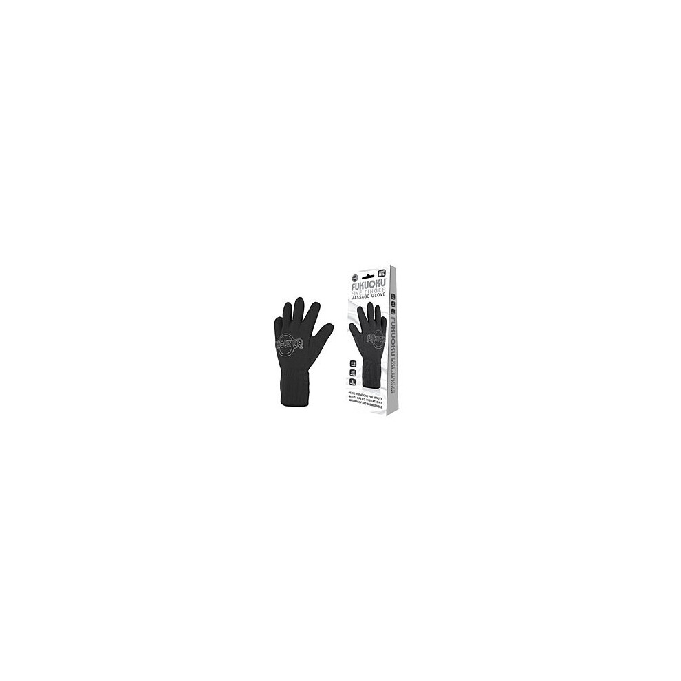 Fukuoku Vibrating Five Finger Massage Glove  Left Hand
