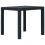 VidaXL vidaXL Gartentisch Anthrazit 79x79x72 cm Kunststoff Rattan-Optik 1