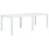 VidaXL vidaXL Garden Table White 220x90x72cm Plastic Rattan Look Outdoor Furniture 1