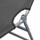 VidaXL vidaXL Grey Foldable Sunlounger With Adjustable Backrest 4