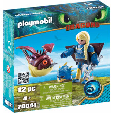 Playmobil Como Treinar o Seu Dragão III Astrid com Hobgobbler