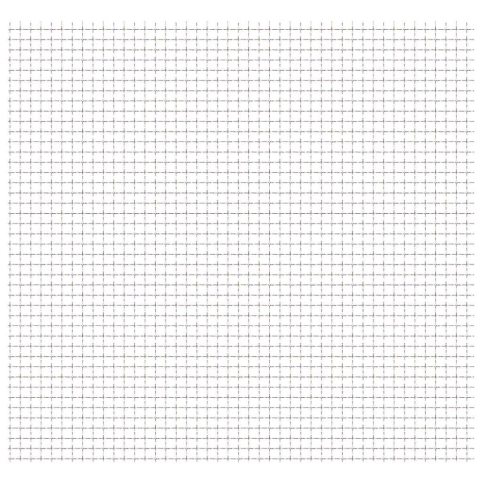 vidaXL Crimped Wire Mesh Panel 100x85cm 31x31x3mm Stainless Steel Garden Fence