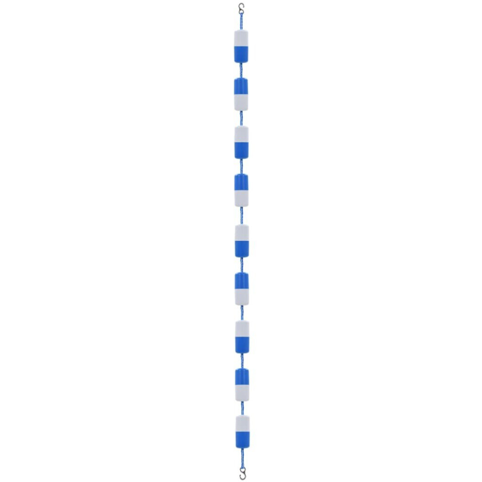 vidaXL Swimming Pool Safety Divider Rope 6m Plastic Float Hook Line Accessory