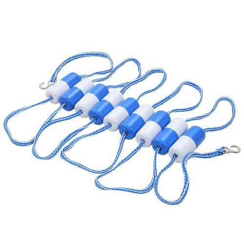 VidaXL vidaXL Swimming Pool Safety Divider Rope 6m Plastic Float Hook Line Accessory 1