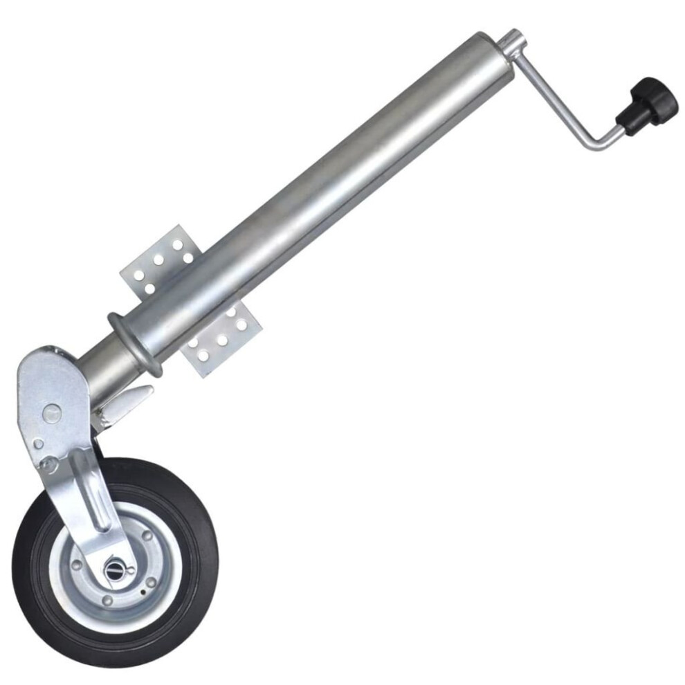 vidaXL Folding Jockey Wheel 60mm Vehicle Utility Cargo Trailer Part Accessory