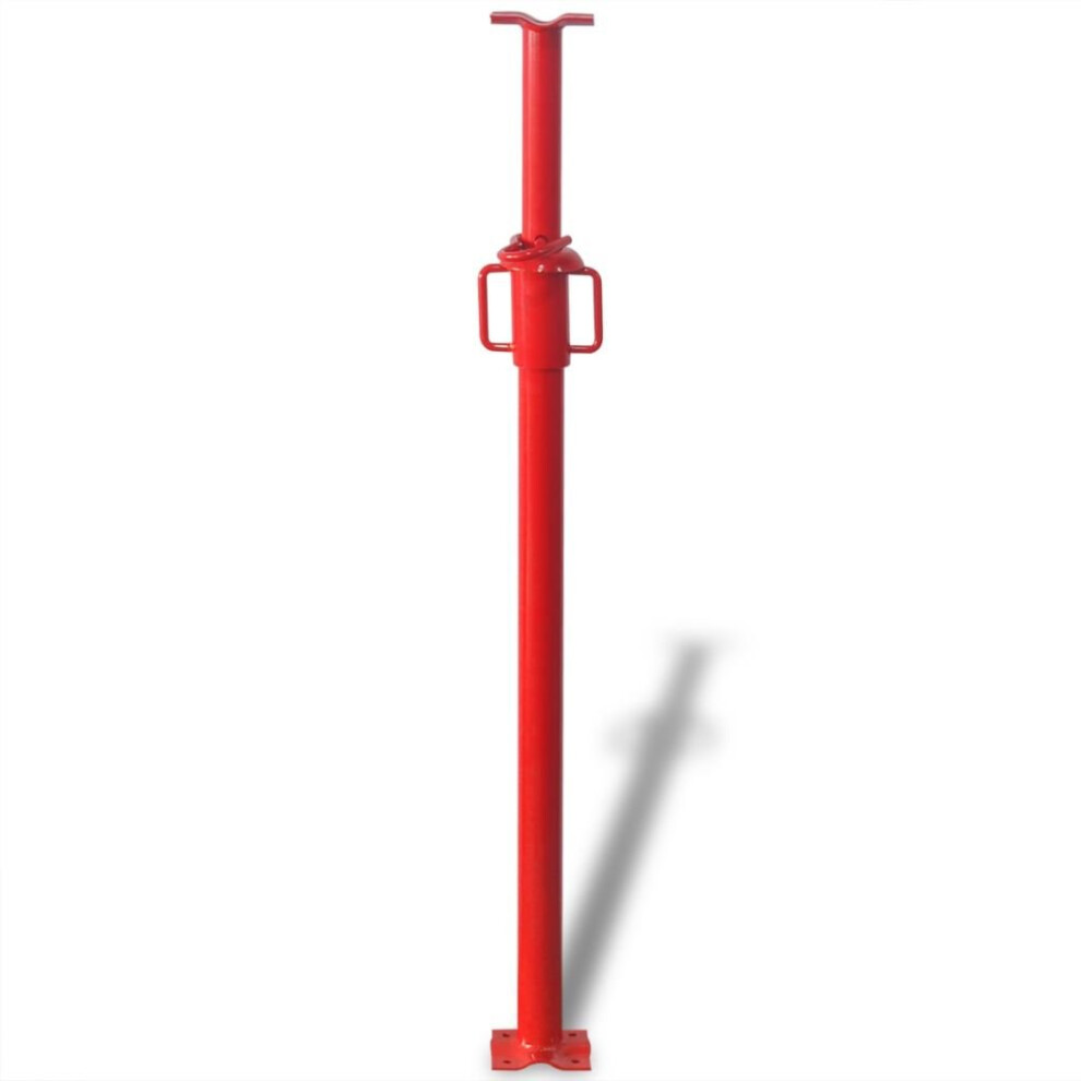 vidaXL Acrow Prop 180cm Red Extendable Height 130-180cm Load 300kg Support