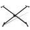 VidaXL Heavy Duty Single Braced Keyboard Stand X-Frame Height Adjustable Foldable 3