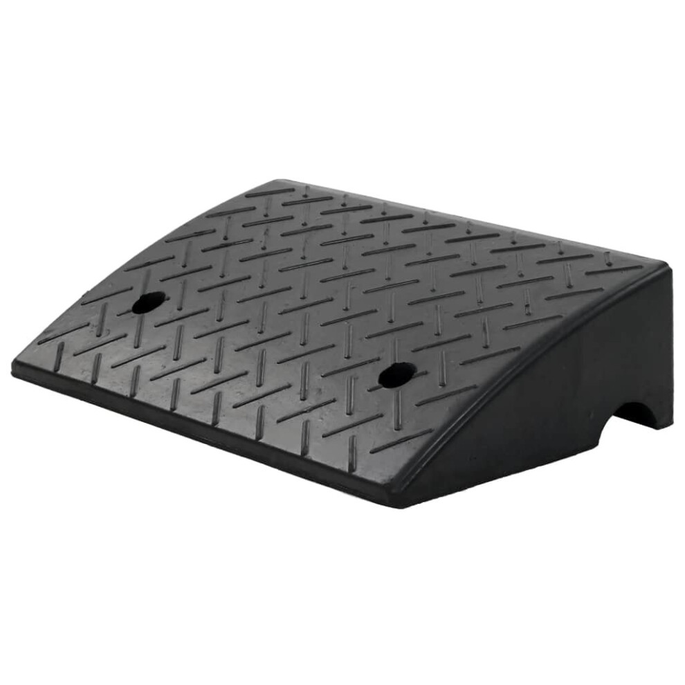 vidaXL Kerb Ramp Rubber 50x32.5x14cm Road Car Vehicle Motor Step Accessories