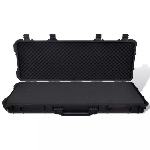 VidaXL vidaXL Waterproof Plastic Molded Gun Case Trolly Carry Case Gun Storage Box 2
