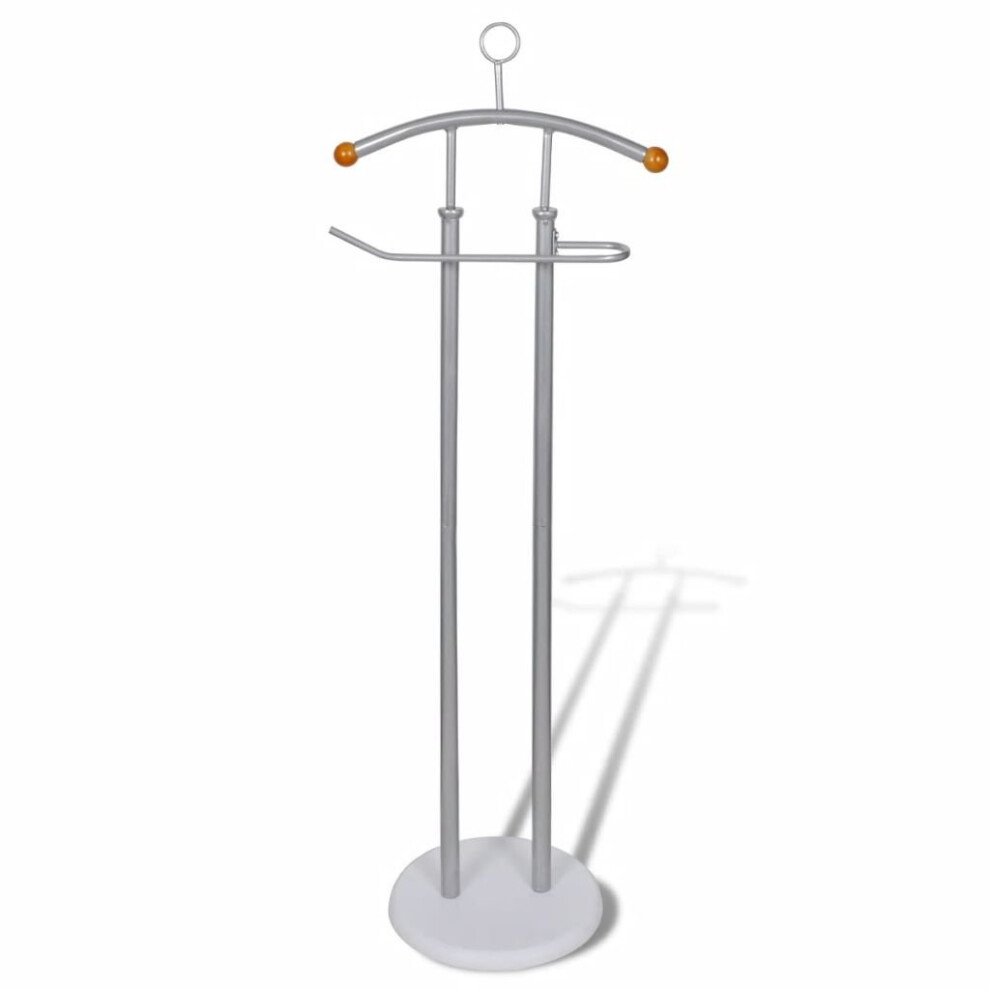 vidaXL Valet Stand Coat Shirt Organizer Metal Frame Coat Rack Hat Coat Stand