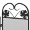 VidaXL vidaXL 3-panel Fireplace Screen Iron Black Security Safety Panel Guard Cover 5