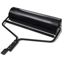 vidaXL Garden Lawn Grass Roller 68L Black Outdoor Gardening Tool Grass Aerator