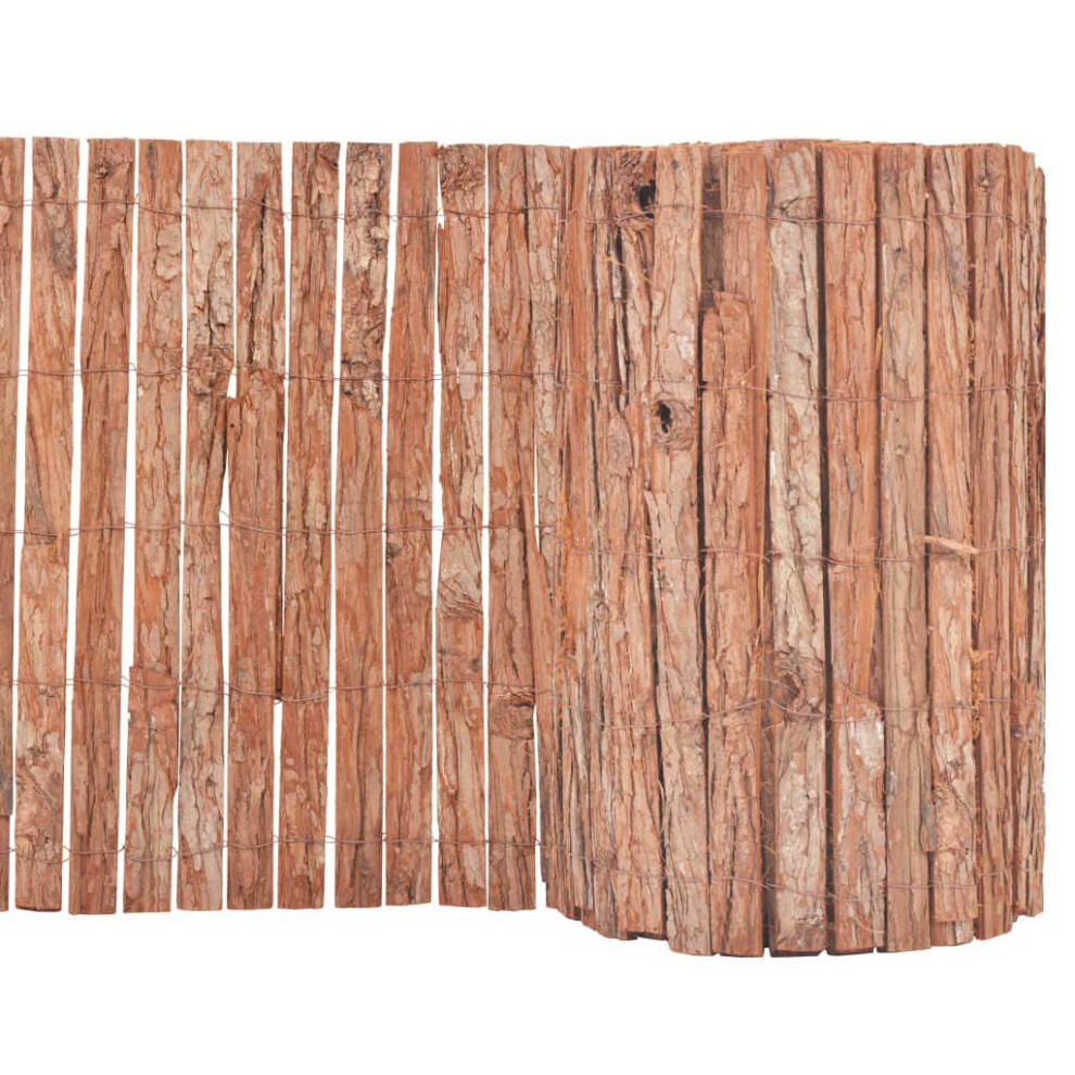 Garden Fence Bark 1000x50 cm