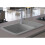 VidaXL vidaXL Granite Kitchen Sink Single Basin Grey Overmount with Basket Strainer 1
