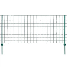 vidaXL Metallzaun Stahl 20 x 1,5 m Grün