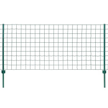 vidaXL Metallzaun Stahl 20 x 1,2 m Grün