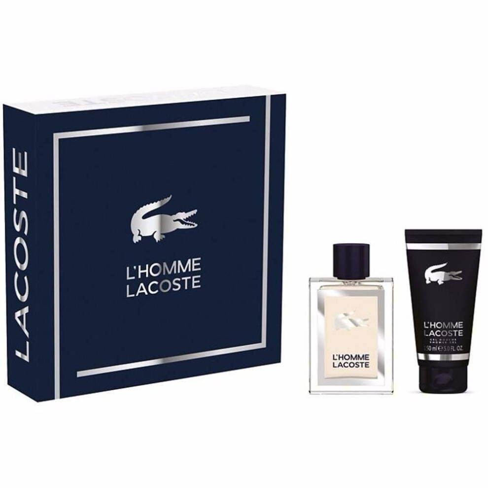 Lacoste Lhomme 100ml EDT Spray / 150ml Shower Gel