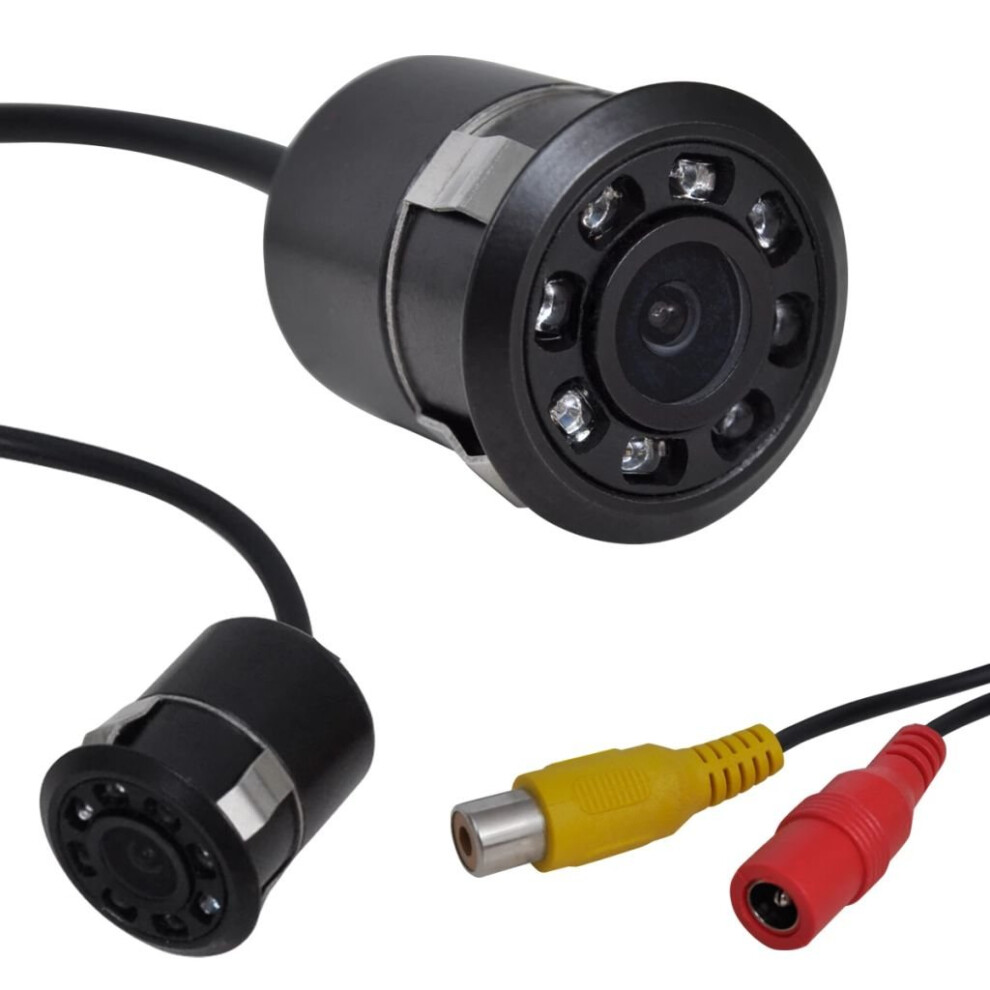 vidaXL Rear View Camera with Night Vision Car Vehicle Reversing Backup Monitor