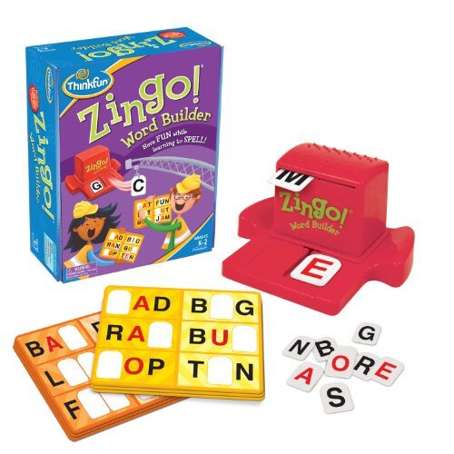 ThinkFun ThinkFun Zingo Word Builder - Κλασικό Παιχνίδι Ανάγνωσης | Ενισχύει Λεξιλόγιο & Ορθογραφία