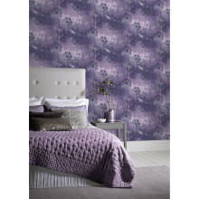 Arthouse Damselfly Glitter Dandelions Botanical Ombre Motif Textured Wallpaper 692306