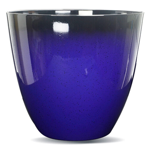Gr8 Garden Large Blue Glazed Effect Plant Pot