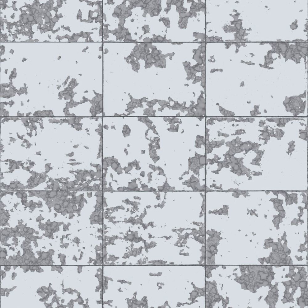 Muriva Loran Tile Pattern Wallpaper Faux Effect Brick Stone Metallic Vinyl L62609 3294270626092