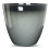 Gr8 Garden Large Round Glazed Effect Egg Cup Planter Patio Flower Plant Pot Tub Grey 1