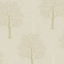 Holden Ornella Tree Pattern Wallpaper Italian Vinyl Glitter Forest Texture Motif[CREAM 35250]