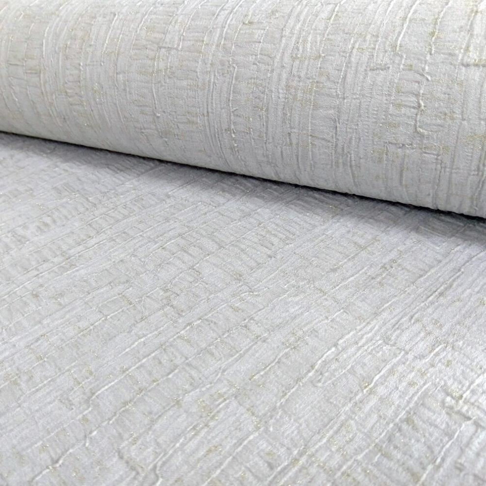 Holden Ornella Bark Pattern Wallpaper Textured Tree Wood Italian Glitter Vinyl[Grey 35273] 5022976352735