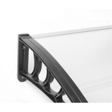 Front door canopy porch rain protector awning lean to roof shelter Shade Cover[90 x 300cm]