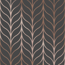 Holden Shimmering Geo Striped Wallpaper Art Deco Trellis Metallic Motif 50061
