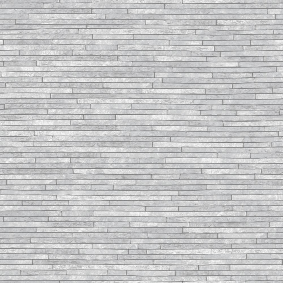 Arthouse Slate Pattern Wallpaper Faux Effect Realistic Brick Grey Stone 694100