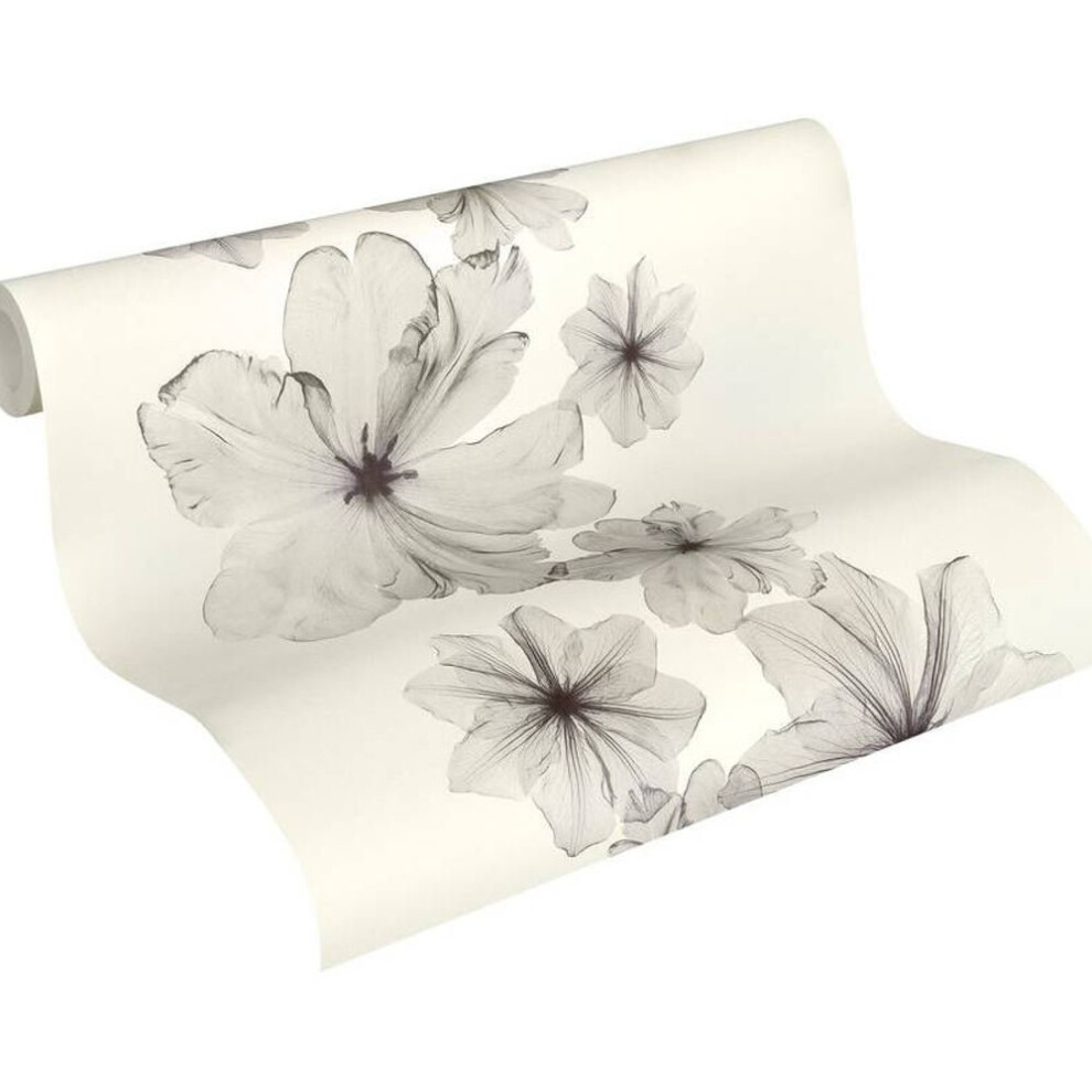 As Creation Flower Bloom Pattern Wallpaper Botanical Floral Stripe Textured 342722 4051315324509