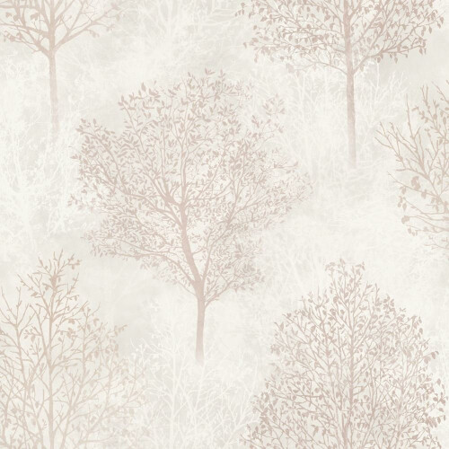 Arthouse Arthouse Wonderland Tree Pattern Wallpaper Silhouette Forest Stripe Glitter Roll[NATURAL 256702] 2