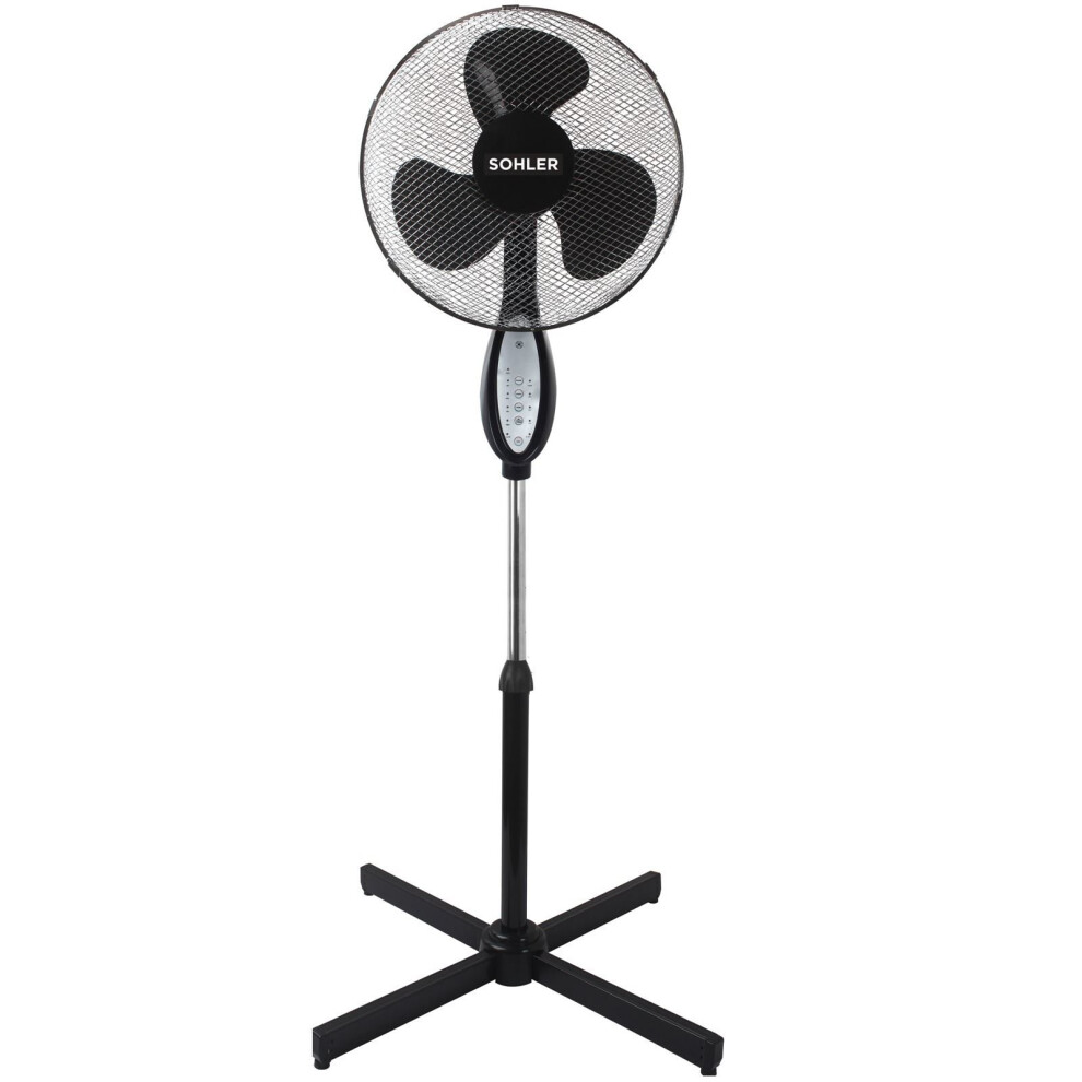 Sohler Remote Controlled Oscillating Fan - Black