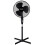 Sohler Sohler Black 16" Three-Speed Standing Oscillating Pedestal Fan 1