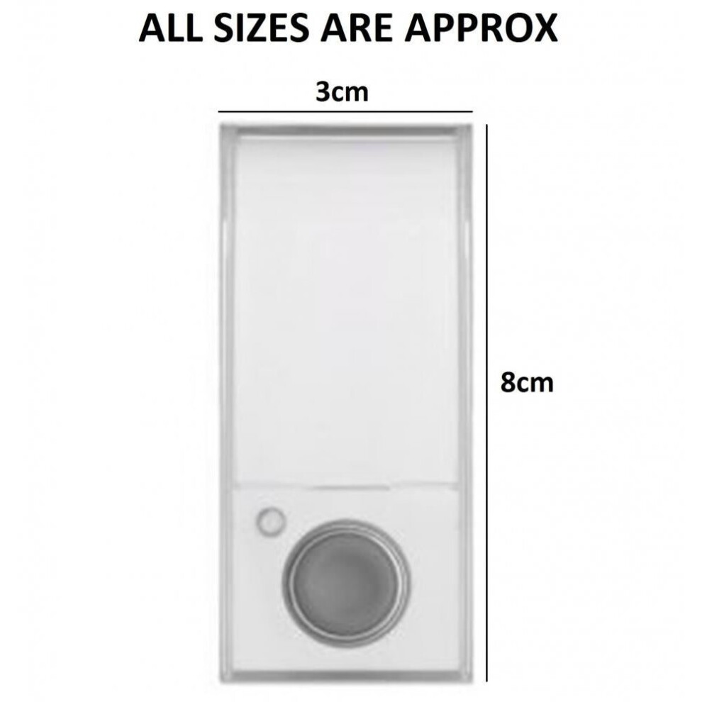 Friedland White Wireless Door Chime Kit doorbell Push Bell Wirefree Set D3003S