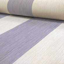 NEW DEBONA CRYSTAL STRIPE PATTERN STRIPED TEXTURED GLITTER VINYL WALLPAPER ROLL[IVORY SILVER 9013]