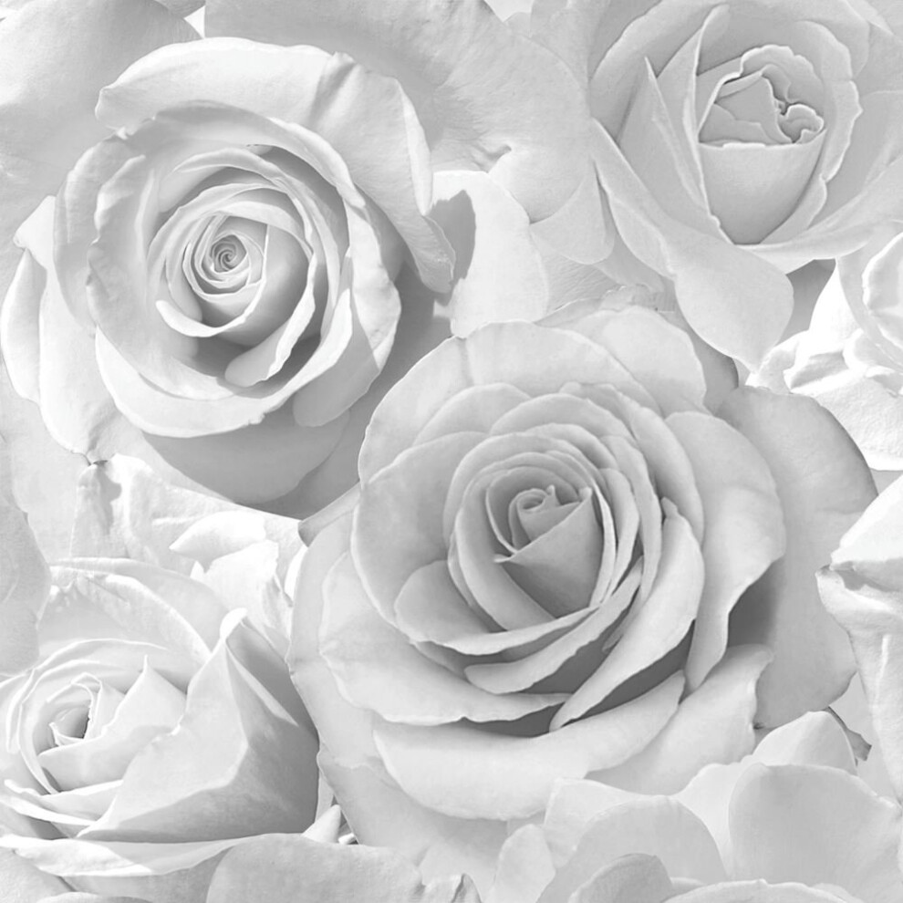 Madison Glitter Silver Wallpaper Floral Living Room Bedroom Wallpaper Wall Paper Rolls