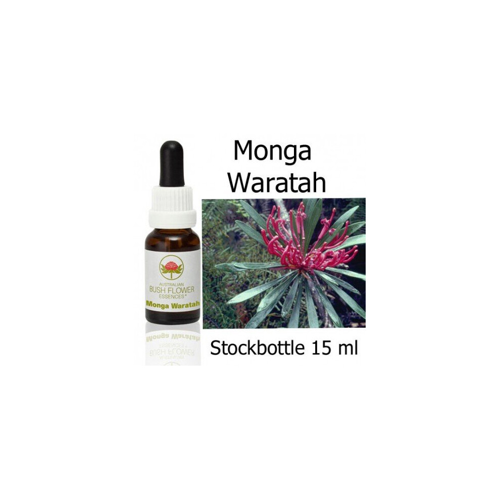 Australian Bush Flower Essences Monga Waratah 15 Ml Stockbottles