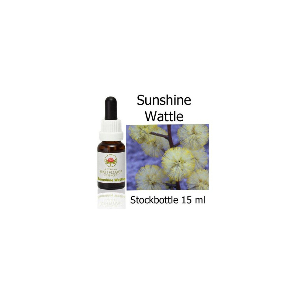 Australian Bush Flower Essences Sunshine Wattle 15 Ml Stockbottles