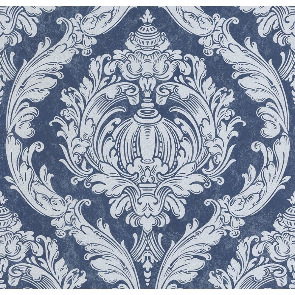 P & S International Luxury Damask Pattern Motif Pastel Glitter Embossed Wallpaper 02549-50* 4000278254958