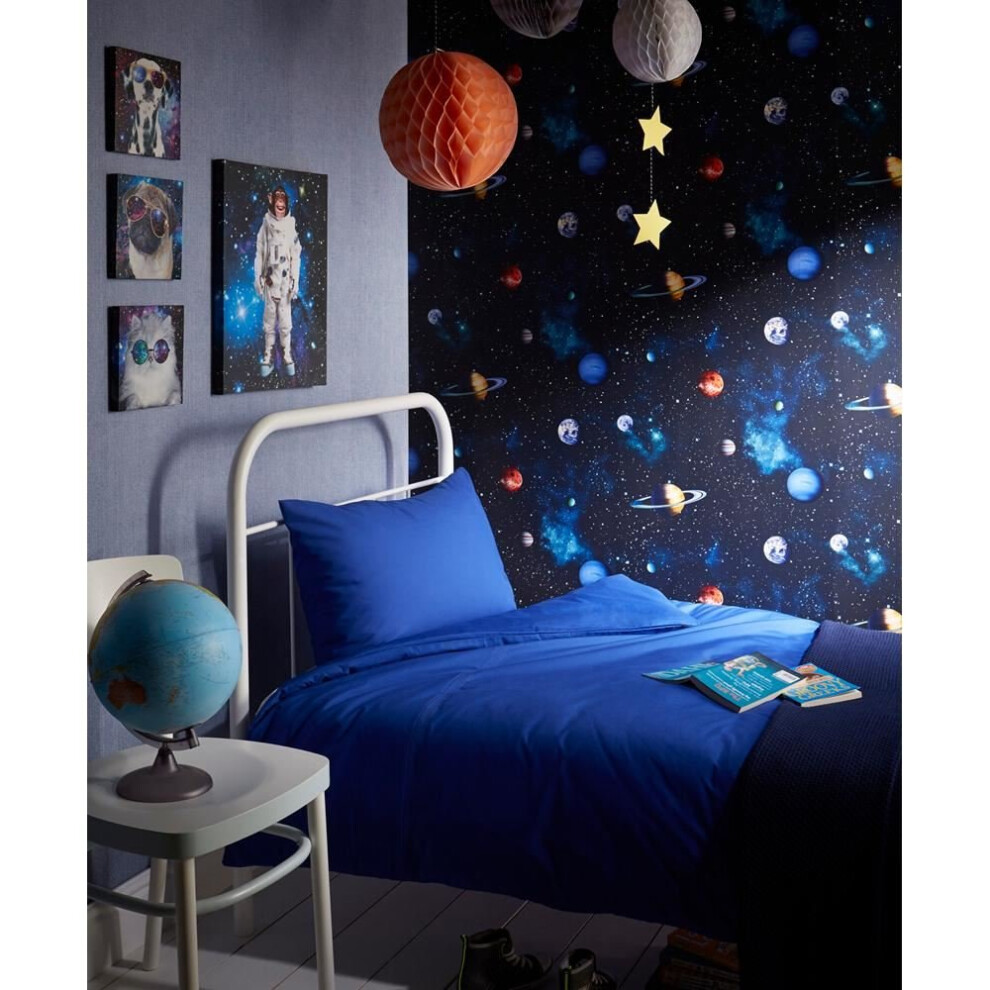 NEW ARTHOUSE COSMOS SPACE PATTERN PLANTETS EARTH CHILDRENS WALLPAPER 668100 ROLL