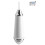 (White) Traditional Chrome & Ceramic Bathroom Light Pull 1