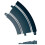 Scalextric Scalextric Track - Banked Curve R2 45o 2