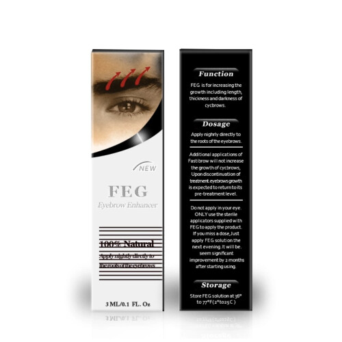 FEG Organic Eyebrow Enhancer Growth Serum - 3ml 1