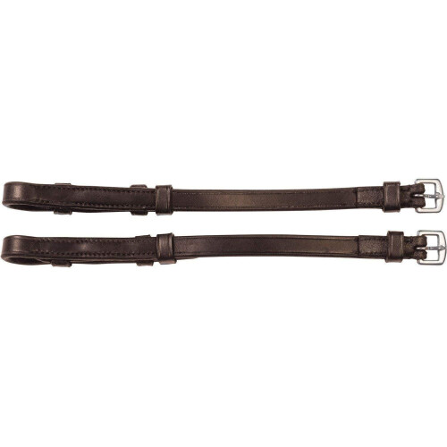 (Warmblood, Brown) Collegiate Leather Cheek Pieces IV