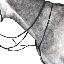 (Warmblood, Black) Collegiate Running Leather Martingale IV