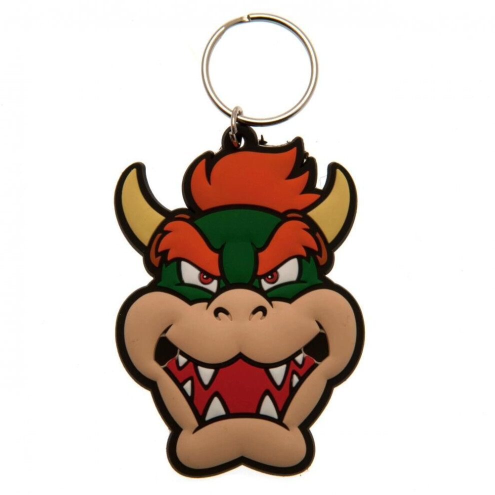 Super Mario Bowser Keyring Multicoloured