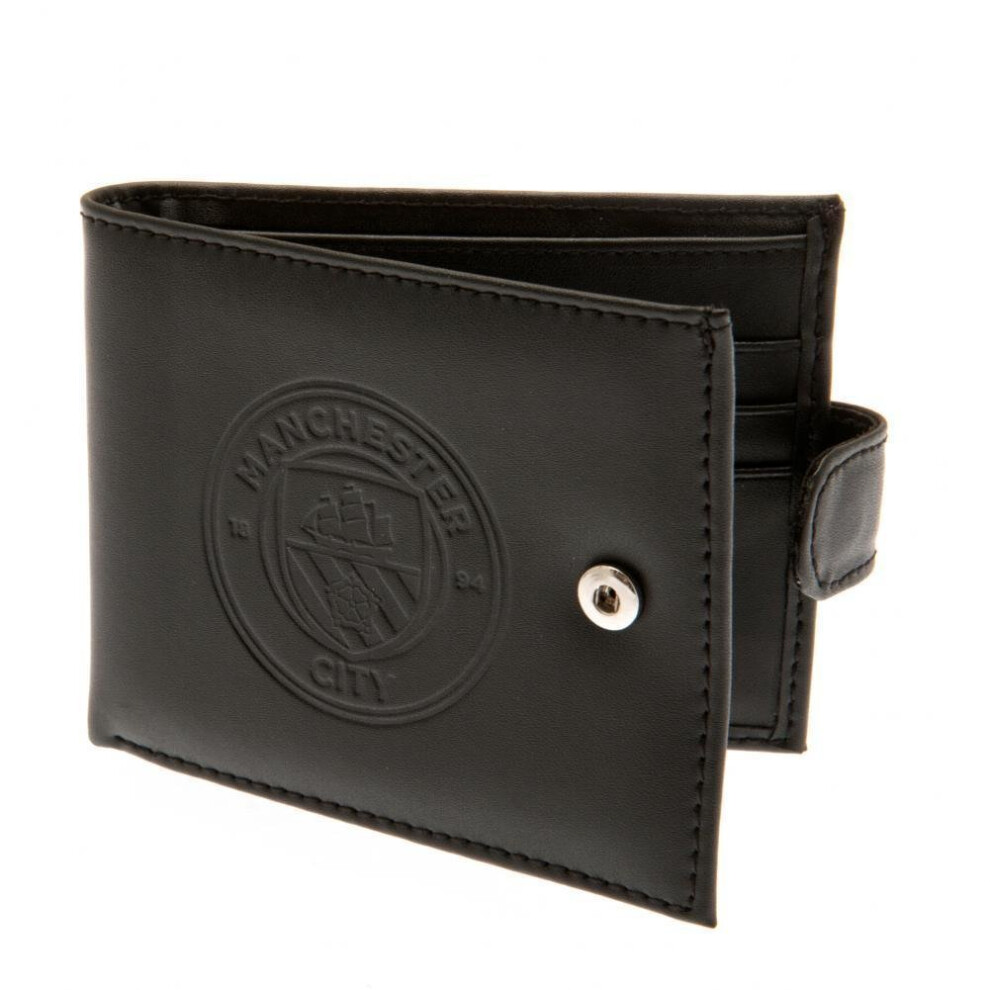 Manchester City Fc Rfid Anti Fraud Wallet Black